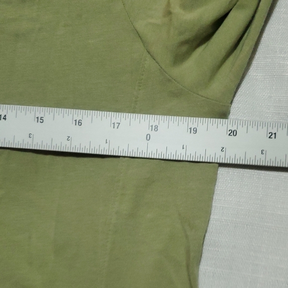 Soft Surroundings Elegant Olive Green Maxi Dress Size L - Picture 12 of 13
